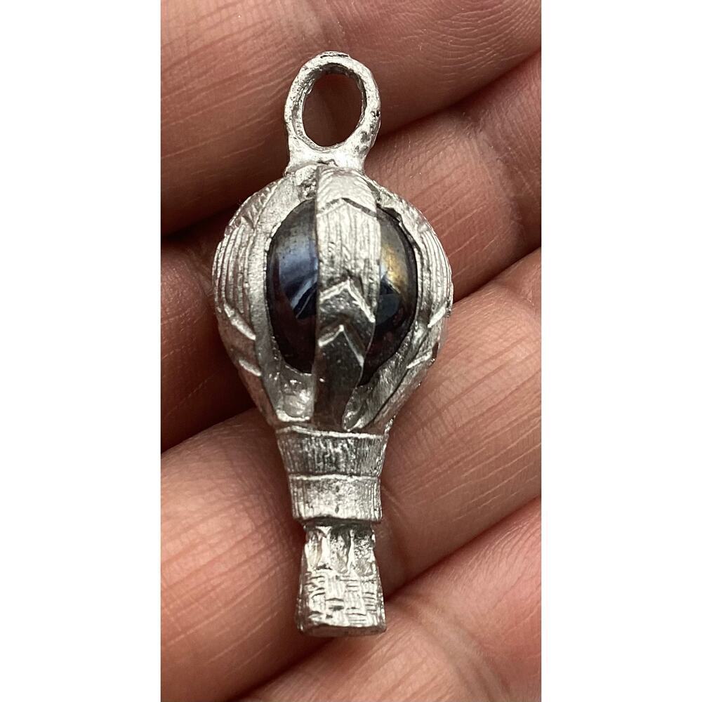 Lot of 6 pewter pendants with crystal glass balls - Picture 5 of 7
